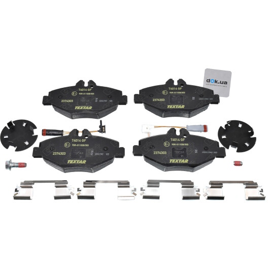 2374303 Textar Тормозные колодки для Mercedes E-Class