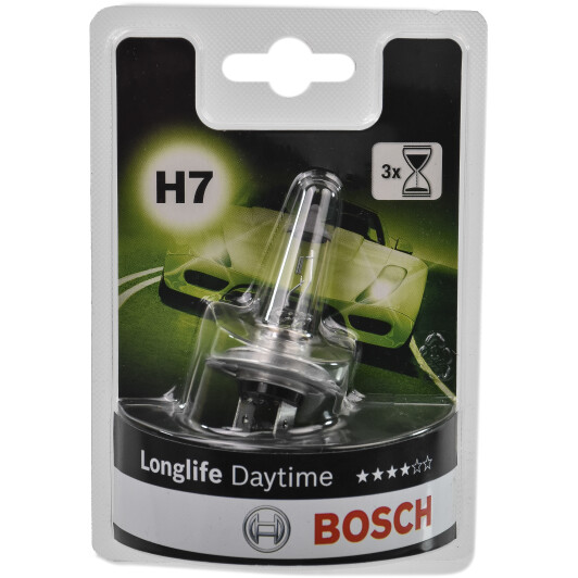 Автолампа Bosch Longlife Daytime H7 PX26d 55 W 1987301057