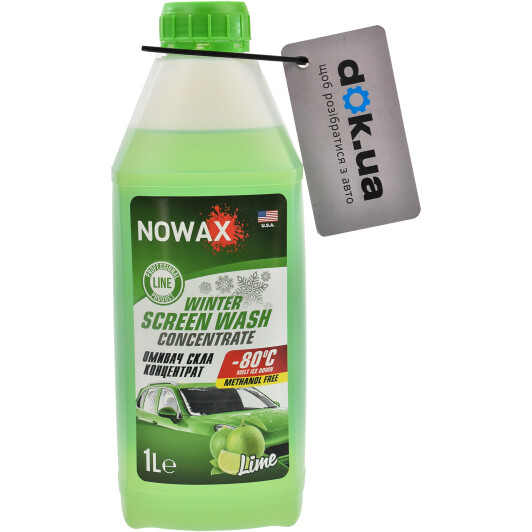 Концентрат омывателя Nowax зимний -80 °С лайм (1 л)