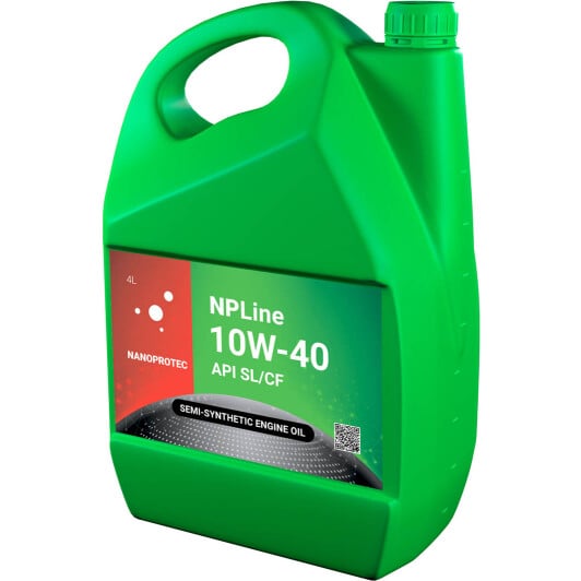 Моторное масло Nanoprotec NPLine SL/CF 10W-40 4 л на Kia Sorento