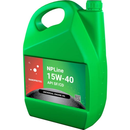 Моторное масло Nanoprotec NPLine SF/CD 15W-40 4 л на Peugeot 305