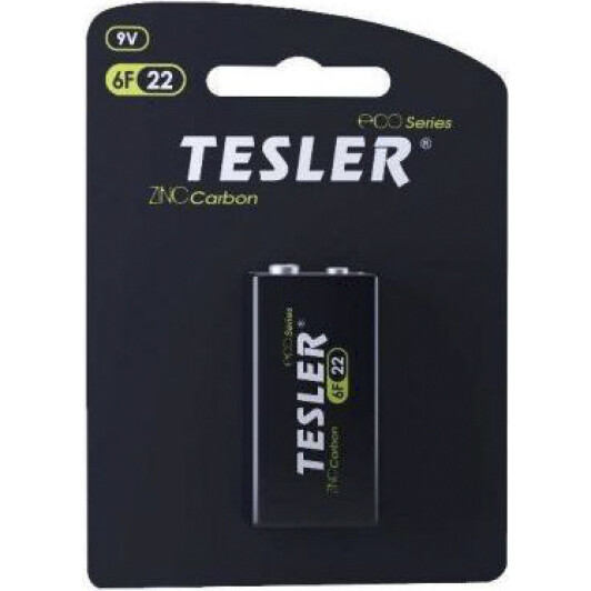 Батарейка TESLER Zinc Carbon TC3793 PP3 (Krona) 9 V 1 шт