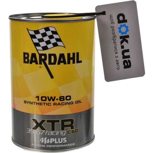 Моторное масло Bardahl XTR 39.67 Racing C60 10W-60 на Daewoo Tico