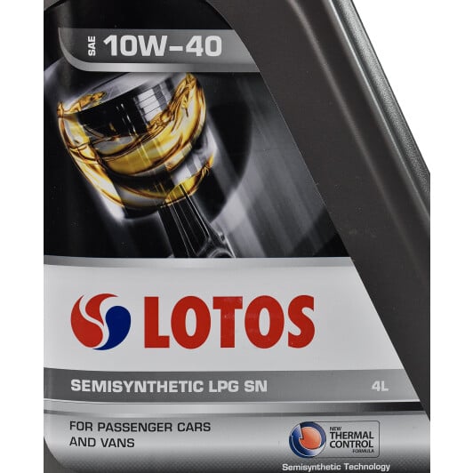 Моторное масло LOTOS Semisynthetic LPG 10W-40 4 л на Chrysler Pacifica