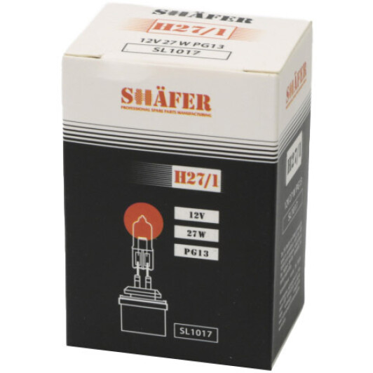 Автолампа Shafer H27/1 PG13 27 W прозора SL1017