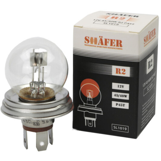 Автолампа Shafer R2 P45t 40 W 45 W прозора SL1019