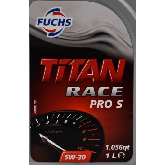 Моторное масло Fuchs Titan Race Pro S 5W-30 на Opel Zafira
