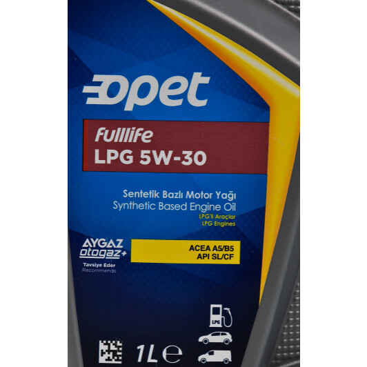 Моторное масло Opet FullLife LPG 5W-30 на Peugeot 3008