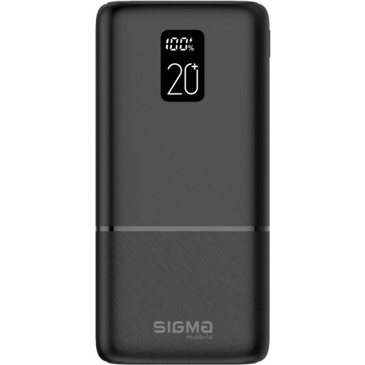 Повербанк Sigma SI20A2QL 20000 mAh 22.5 Вт чёрный