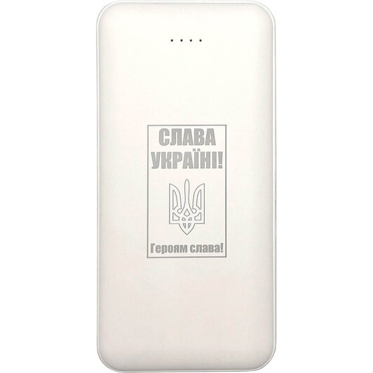 Повербанк PowerPlant TPB21 10000 mAh белый