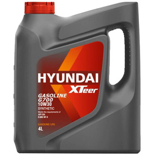 Моторное масло Hyundai XTeer Gasoline G700 10W-30 4 л на Chevrolet Lumina