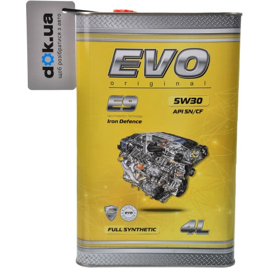 Моторное масло EVO E9 5W-30 для Volvo V90 4 л на Volvo V90