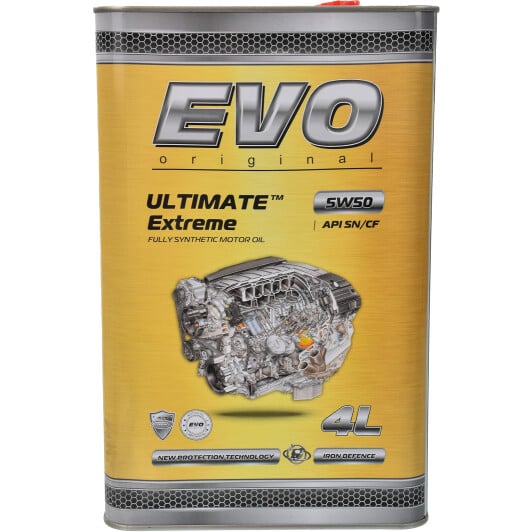 Моторна олива EVO Ultimate Extreme 5W-50 4 л на Fiat Duna
