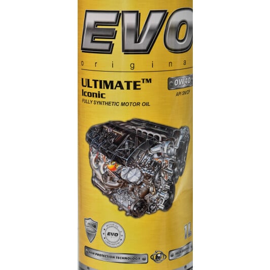 Моторное масло EVO Ultimate Iconic 0W-40 1 л на Ford B-Max