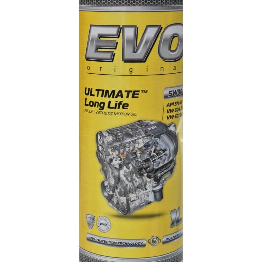 Моторное масло EVO Ultimate LongLife 5W-30 для Hummer H3 1 л на Hummer H3