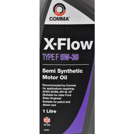 Моторное масло Comma X-Flow Type F 5W-30 1 л на Citroen DS4