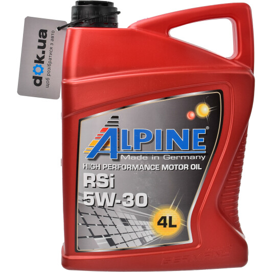 Моторна олива Alpine RSi 5W-30 4 л на Alfa Romeo 146