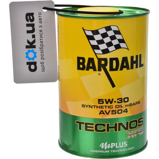 Моторное масло Bardahl Technos XFS AV504 C60 5W-30 на Toyota Paseo