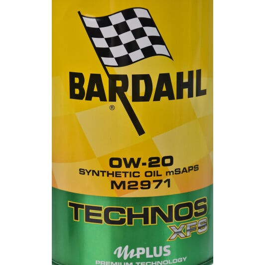 Моторна олива Bardahl Technos XFS M2971 0W-20 1 л на Skoda Superb