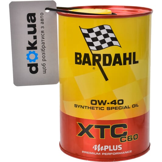 Моторна олива Bardahl XTC C60 0W-40 на Citroen C2