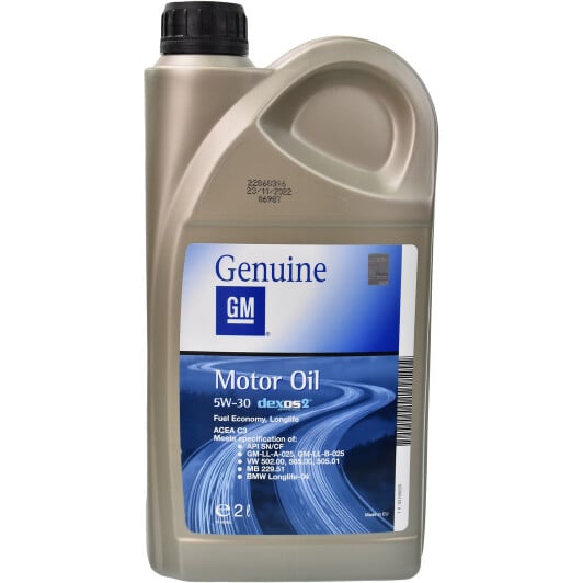 Моторное масло General Motors Dexos2 5W-30 2 л на MINI Countryman