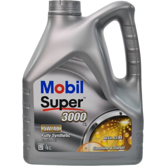 Моторное масло Mobil Super 3000 X1 5W-40 4 л на Lada Priora