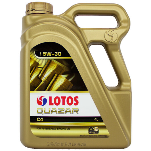 Моторна олива LOTOS Quazar C4 5W-30 4 л на Lada Priora