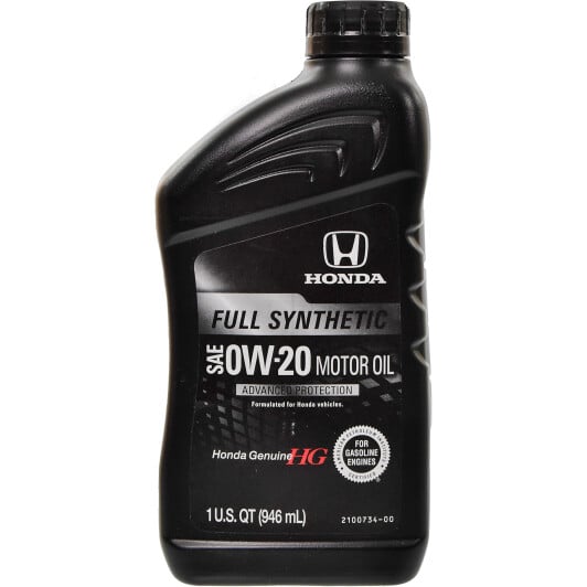 Моторное масло Honda Full Synthetic 0W-20 0,95 л на Kia Sorento