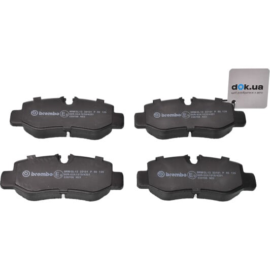 P50126 Brembo Гальмівні колодки