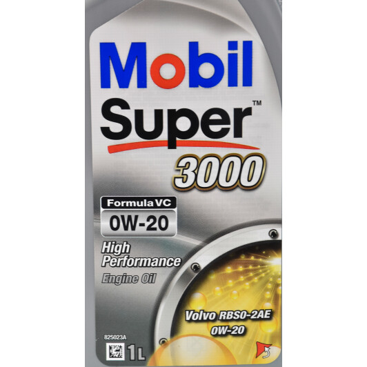 Моторна олива Mobil Super 3000 Formula VC 0W-20 1 л на Subaru SVX