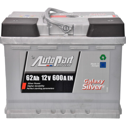 Аккумулятор AutoParts 6 CT-62-R Galaxy Silver ARL062GAS0