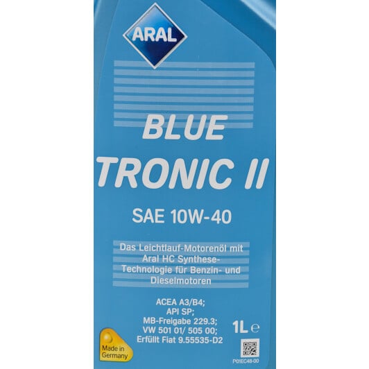 Моторное масло Aral BlueTronic II 10W-40 1 л на Kia Soul