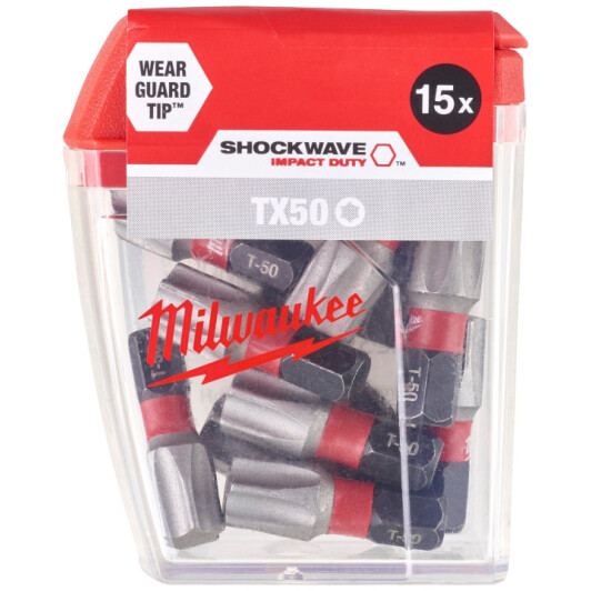 Набор бит Milwaukee Shockwave 4932430892 15 шт.