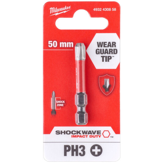 Бита Milwaukee Shockwave 4932430858 PH 3
