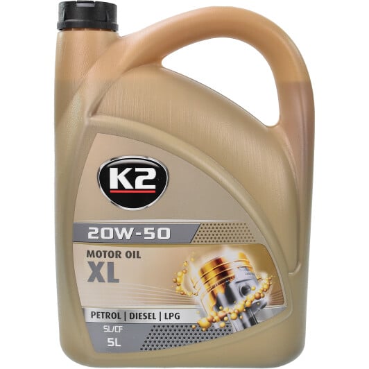 Моторное масло K2 XL 20W-50 5 л на Citroen C3