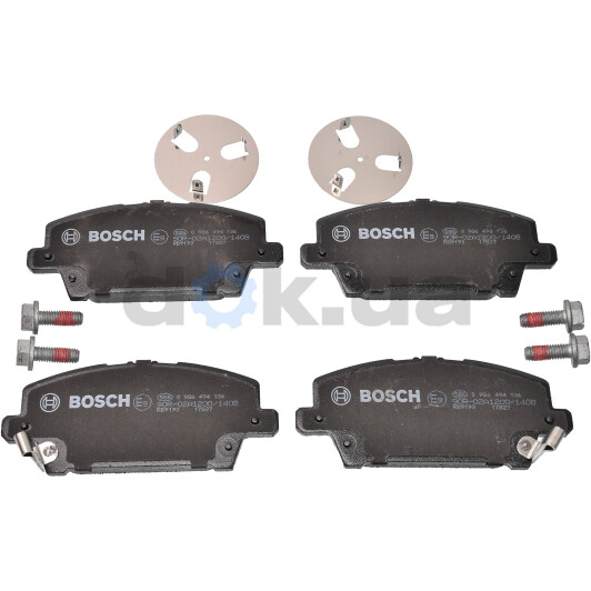 Тормозные колодки Bosch 0 986 494 136 для Honda Civic