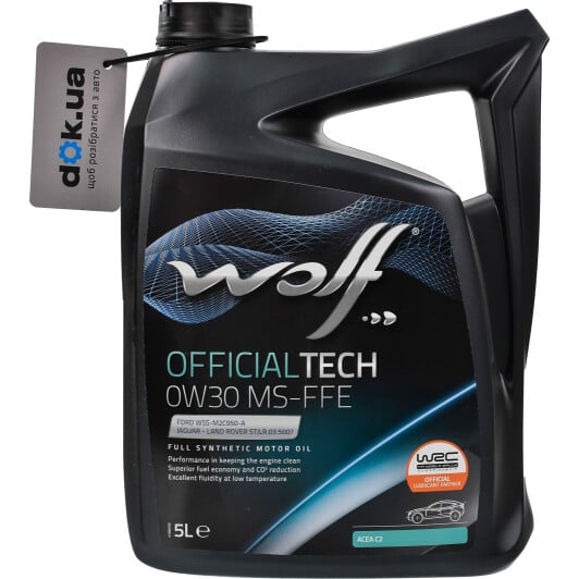 Моторное масло Wolf Officialtech MS-FFE 0W-30 5 л на Citroen DS4