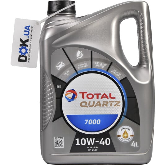 Моторное масло Total Quartz 7000 10W-40 4 л на Toyota Aristo