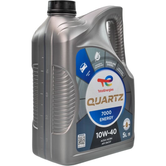 Моторное масло Total Quartz 7000 Energy 10W-40 5 л на Suzuki Celerio