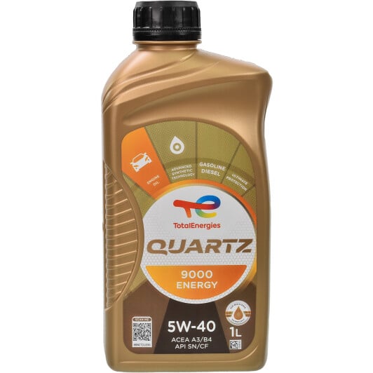 Моторное масло Total Quartz 9000 Energy 5W-40 1 л на Jaguar XF