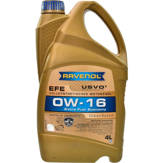 Моторное масло Ravenol EFE 0W-16 4 л на Daewoo Nubira