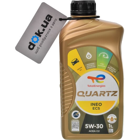 Моторное масло Total Quartz Ineo ECS 5W-30 1 л на BMW 2 Series