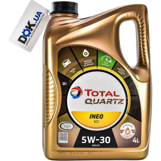 Моторна олива Total Quartz Ineo ECS 5W-30 4 л на Toyota Supra
