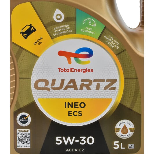 Моторное масло Total Quartz Ineo ECS 5W-30 5 л на Hyundai Terracan