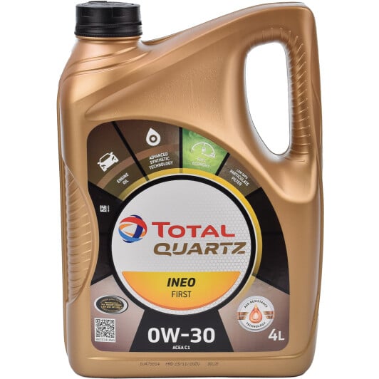 Моторное масло Total Quartz Ineo First 0W-30 4 л на Hyundai i40