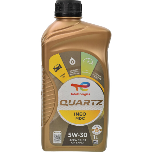 Моторное масло Total Quartz Ineo MDC 5W-30 1 л на Opel Tigra