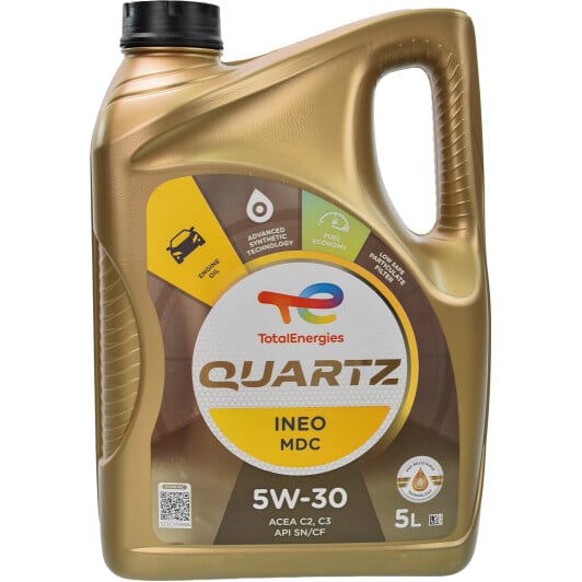 Моторное масло Total Quartz Ineo MDC 5W-30 5 л на Toyota IQ