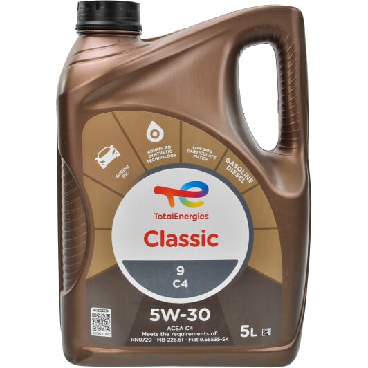 Моторное масло Total Classic 9 C4 5W-30 на MINI Paceman
