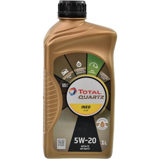 Моторное масло Total Quartz Ineo EcoB 5W-20 1 л на Renault Captur