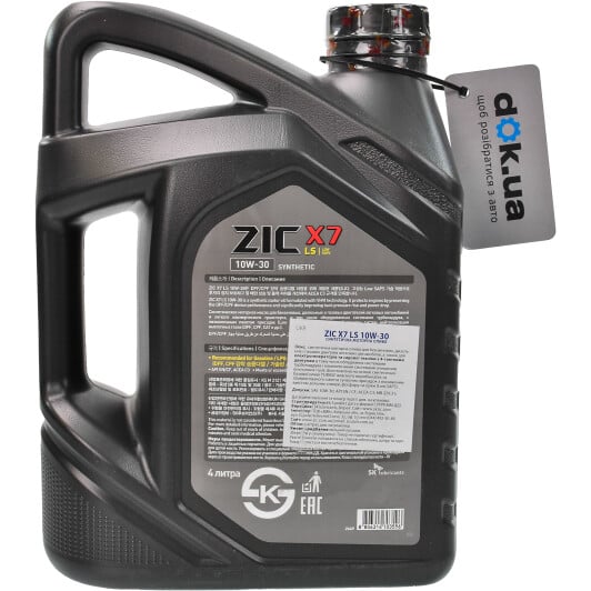 Моторное масло ZIC X7 LS 10W-30 4 л на Toyota IQ